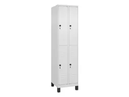 dubbeldekse locker,HxBxD 1950x500x500mm,2x2vak.,vak B 250mm