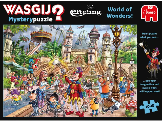 Puzzel Wasgij Mystery Efteling World of Wonders! 1000 Stukjes