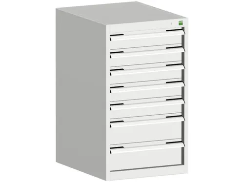 ladekast HxBxD 900x525x525mm 7laden romp RAL7035 front RAL7035