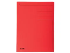 Dossiermap 3 Kleppen Folio Rood 50x