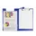 Klemmap Seco A4+ m klep blauw