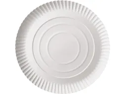 Papstar Pure Bord rond 26cm FSC karton Wit 100 stuks