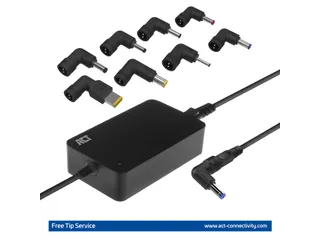Laptop Oplader ACT Compact universeel 65W - 4