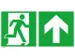 Panneau Sortie de secours Issue de secours à droite