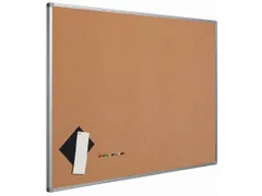 Smit Visual prikbord 60x90cm perskurk Softline profiel 16mm bruin