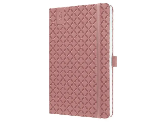 Weekagenda Flair A5 2027 (NL/FR/EN/DU) Dusty Red Hardcover