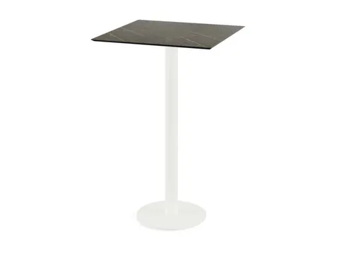 statafel,HxBxD 1090x700x700mm,rechthoekig,schotelvoet wit