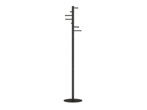 Kapstok MAUL Caurus staand 177cm 7 haken zwart RAL9004