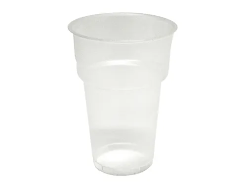 Beker transparant 250ml PP bier 50 stuks Voordeelbundel