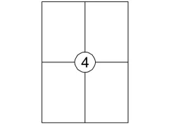 Etiket Quantore 105x148mm wit 400st XL Voordeelbundel