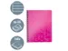 Notitieboek Leitz WOW A5 spiraal PP lijn roze