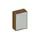 Schuifdeurkast 1150x800x430mm Romp Noten Decor Front Lichtgrijs