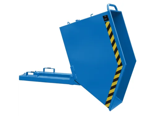 Kiepbak Staalplaat 840x670x1320mm Inh. 0.40m³ 300kg Blauw