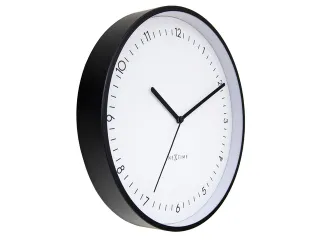 Wandklok NeXtime Berlin 30cm wit aluminium - 2