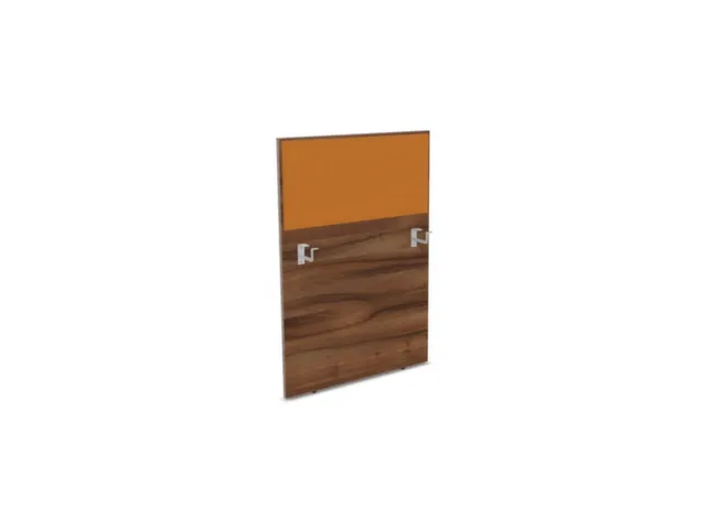 baliepaneel,v. bureau,aanbouw links,B 800mm,NP-tiepolo nut,BN3005-geel