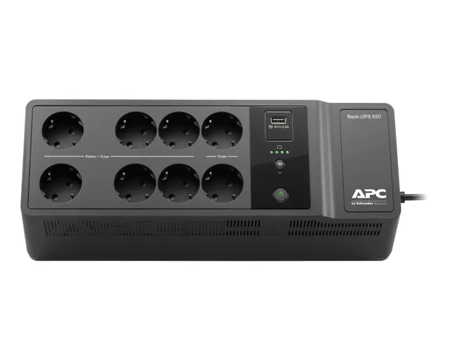 APC Back-UPS BE650G2-GR - Noodstroomvoeding 8x stopcontact, 650VA, 1 U