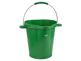 Hygiene 5692-2 emmer 20 liter groen maatverdeling schenktuit - 1