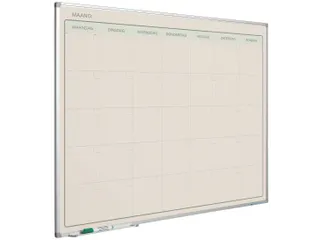 Maandplanner Elegance Nederlands softline profiel 8mm 90x120cm alu - 1