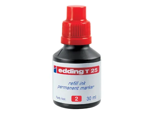 Viltstiftinkt edding T25 rood
