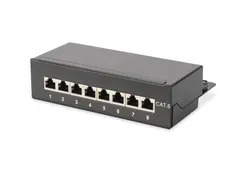 Desktop CAT 6, Klasse E Patchpaneel, afgeschermd