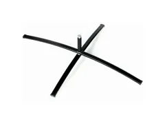 Beach Flag Base 30mm Kruisvoet met 25mm Rotator zwart