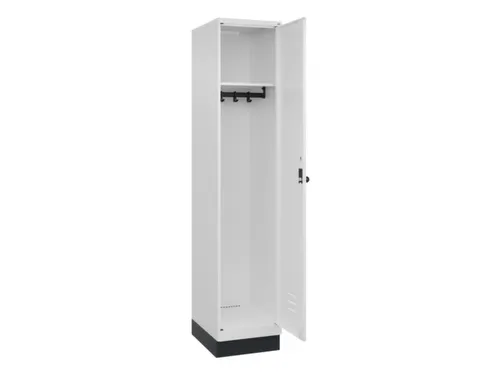 locker,HxBxD 1950x400x500mm,1vak,vak B 400mm,draaigrendel,sokkel