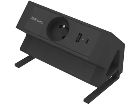 contactdoos Power Desk zwart voor België