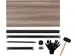 Etagère AVASCO Maxi 176x90x45cm 5 tablettes noir