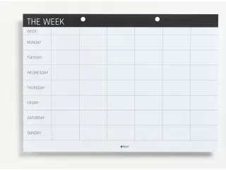 Weekplanner Engels Naga A4 52 Vel - 1