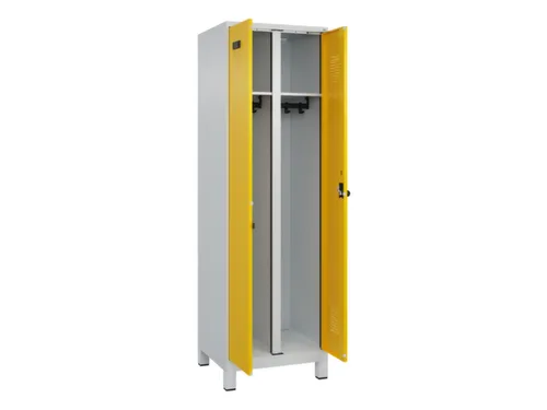 locker voor scheiding van kleding,HxBxD 1950x600x500mm,2vak