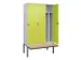 locker voor scheiding van kleding,HxBxD 2120x1200x815mm,3vak