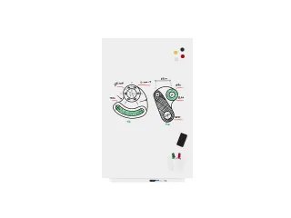 Whiteboard Rocada Skinmatt 75x115cm wit - 4