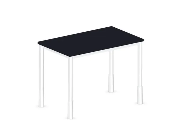 In hoogte verstelbaar bureau,HxBxD 720-840x1000x600mm,CC-zwart