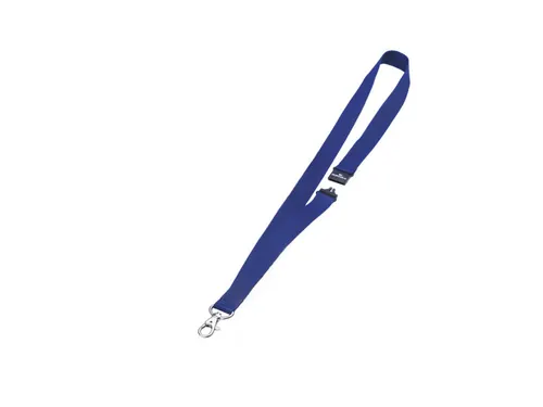 Textielkoord Donkerblauw met veiligheidssluiting