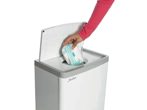 Janibell Luier Pedaalemmer 43 Liter Wit