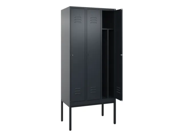locker voor scheiding van kleding,HxBxD 2120x900x500mm,3vak
