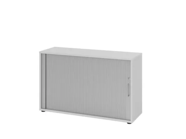 jaloeziedeurkast,HxBxD 748x1200x400mm,1xhouten vloer,2 OH,romp grijs