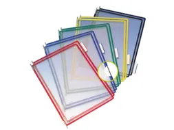 Zichtpaneel Tarifold A4 verticaal 230x343mm Assorti 10 stuks