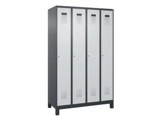 locker,HxBxD 1950x1200x500mm,4vak,vak B 300mm,cil.-slot,voeten - 3