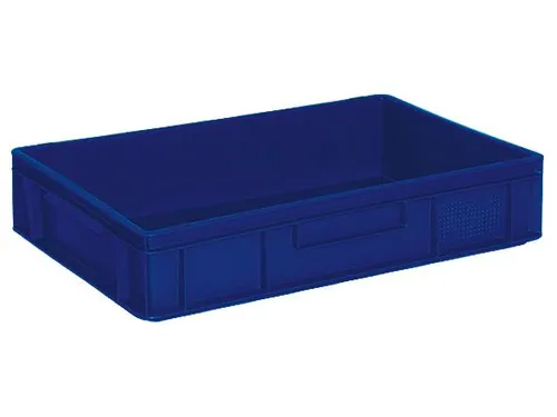 Euronorm Stapelkrat Pe 120x600x400mm 23liter Blauw
