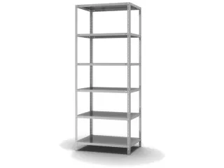 magazijnstelling,grondveld,HxBxD 2500x1000x600mm,vaklast 350kg - 2