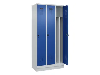 locker voor scheiding van kleding,HxBxD 1950x900x500mm,3vak - 1