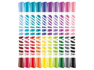 Viltstift Maped Color'Peps Duo Colors set à 10 stuks assorti - 3