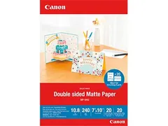 Canon MP-101D dubbelzijdig mat papier, 7 x 10 inch, 20 vel