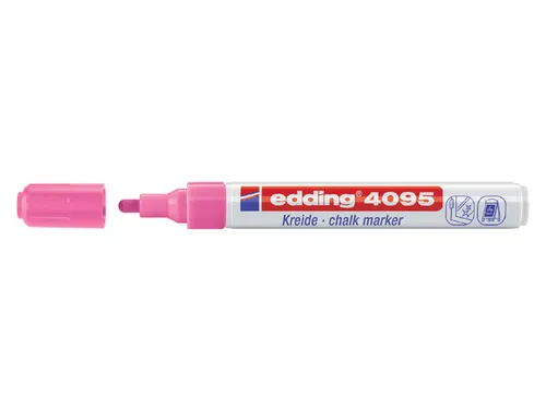 Krijtstift edding 4095 rond neon roze 2-3mm