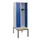 locker met bank,HxBxD 1950x600x815mm,2vak,vak B 300mm,draaigrendel