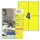 Gekleurde Etiketten Avery Zweckform 105x148mm A6 Geel 400 stuks