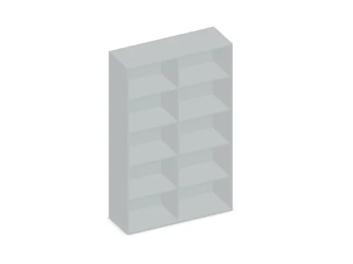 kantoorstelling,HxBxD 1920x1200x430mm,decor romp lichtgrijs
