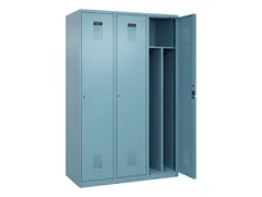 locker voor scheiding van kleding,HxBxD 1850x1200x500mm,3vak