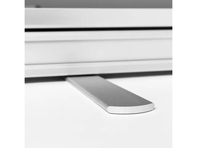 Roll-Banner Massive 100x160-220 cm 1 Voet Zilver